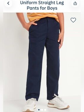 Old Navy Dark Navy Button-Front pants.